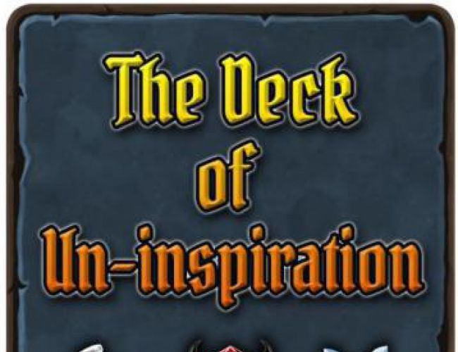 THE DECK OF UN-INSPIRATION