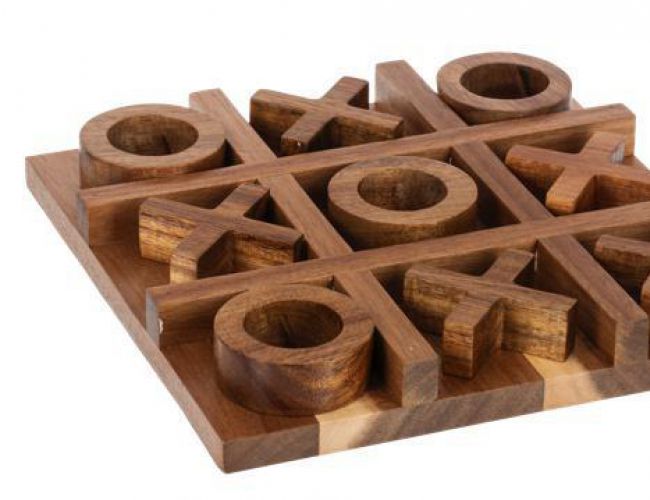 TIC TAC TOE WOODEN GAME