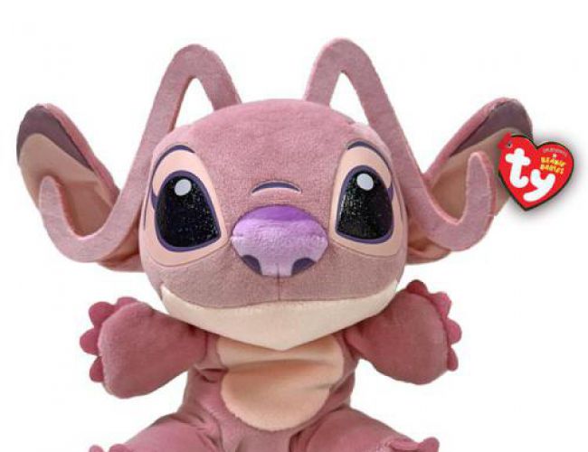 TY BEANIE BABIES REG ANGEL PINK ALIEN