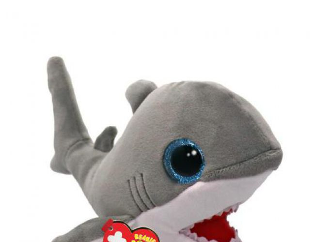 TY BEANIE BOOS REG - FINNEGAN Shark