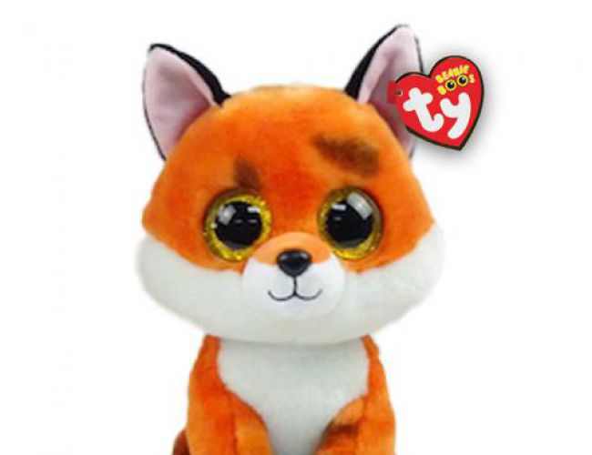 TY BEANIE BOOS REG - MEADOW ORANGE FOX