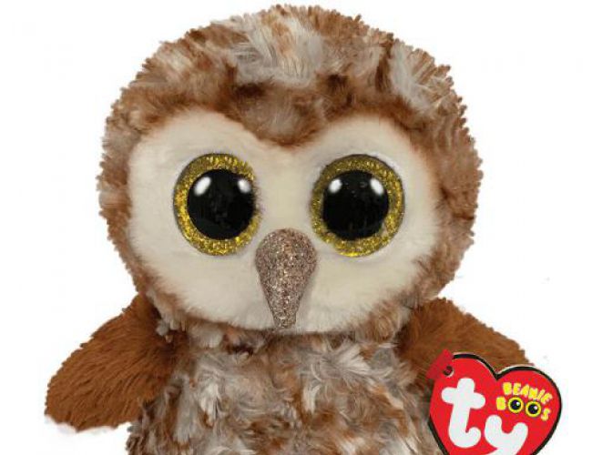 TY BEANIE BOOS REG - PERCY BARN OWL