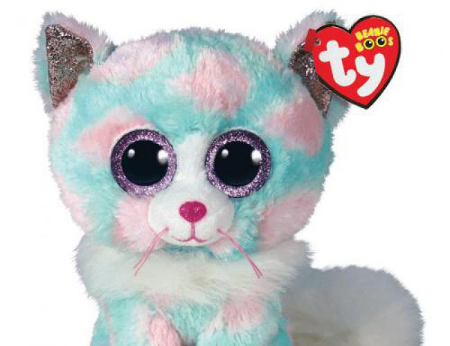 TY BEANIE BOOS REG - OPAL PASTEL CAT