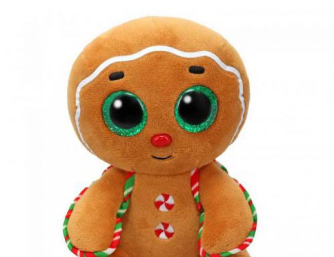 TY BEANIE BOOS - SNAPS GINGERBREAD MAN