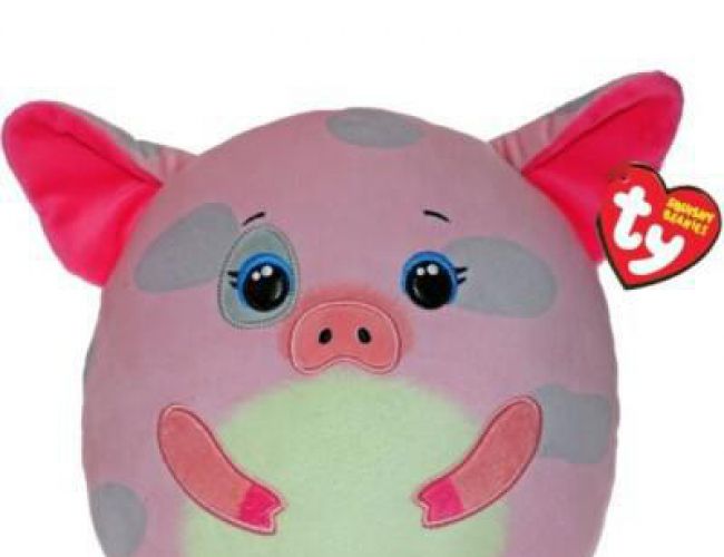 TY SQUISHY BEANIE - HAMBONE PINK PIG 10'