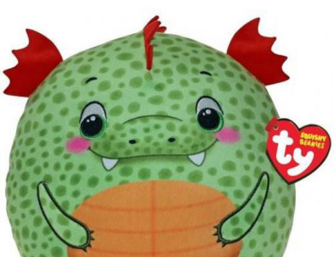 TY SQUISH SMALL GRIFFIN DRAGON GREEN