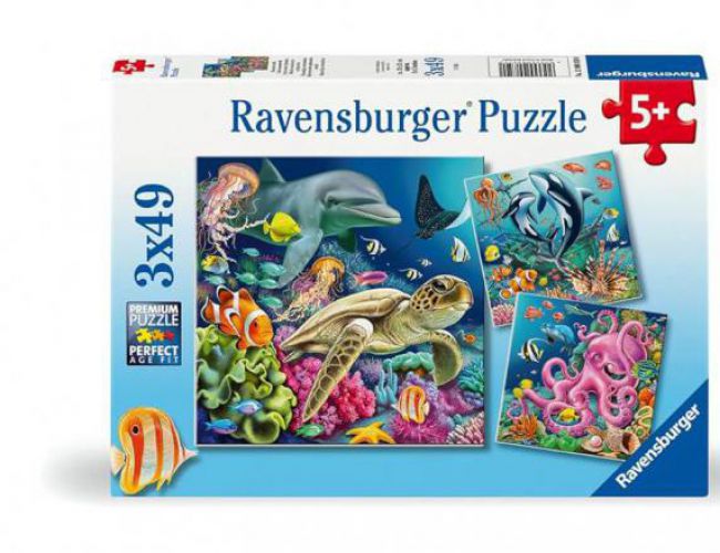 RAVENSBURGER 3x49 PCS UNDERWATER SPLENDOR