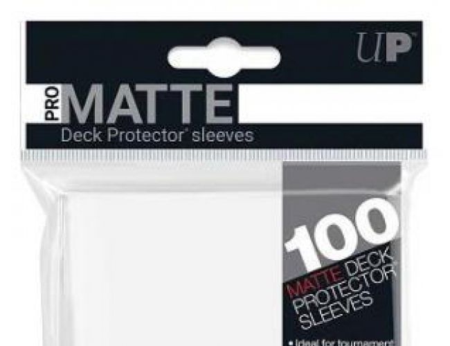 UP DP MATTE WHITE SLEEVES - 100 COUNT