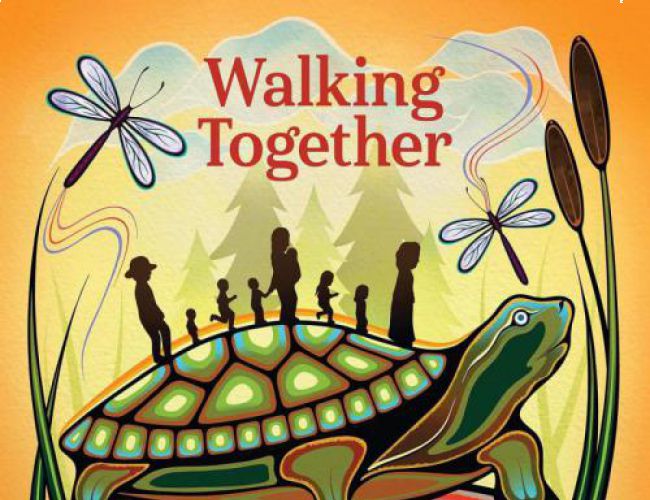 WALKING TOGETHER by Elder Albert D Marshall, Louise Zimanya, Illustrated by Emily Kewageshig