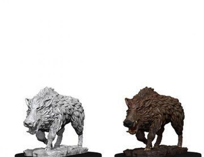 UNPAINTED MINIS: WILD BOAR