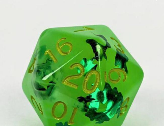 XL D20 - LIT LEPRECHAUN