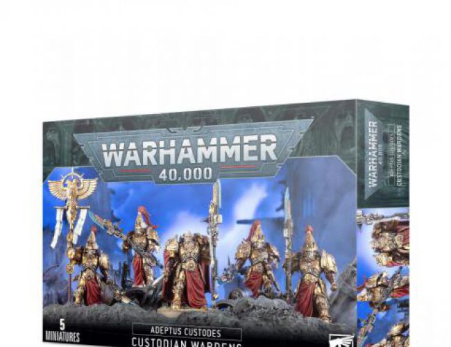 ADEPTUS CUSTODES CUSTODIAN WARDENS (MSRP $75)