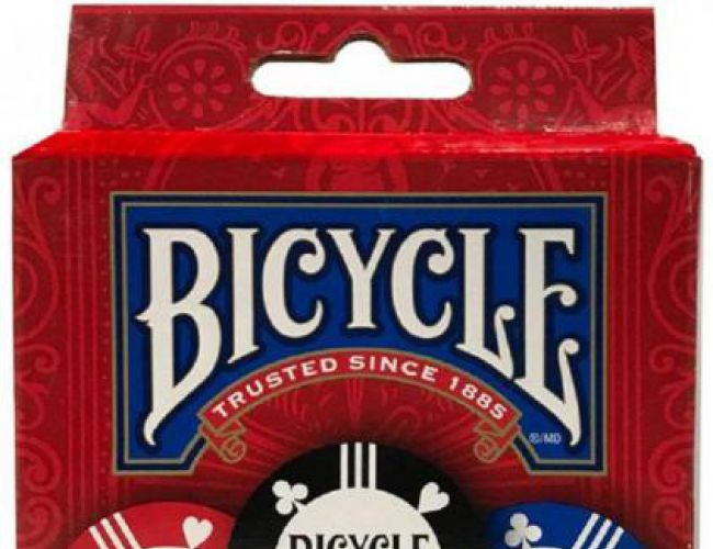 BICYCLE - 8 GRAM CLAY POKER CHIPS (50CT)