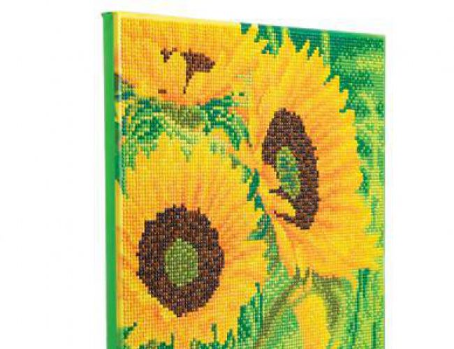 CRYSTAL ART KIT (MED) - SUNFLOWER JOY