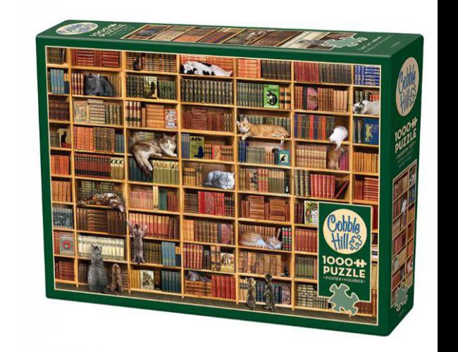 COBBLE HILL 1000 PCS - THE CAT LIBRARY