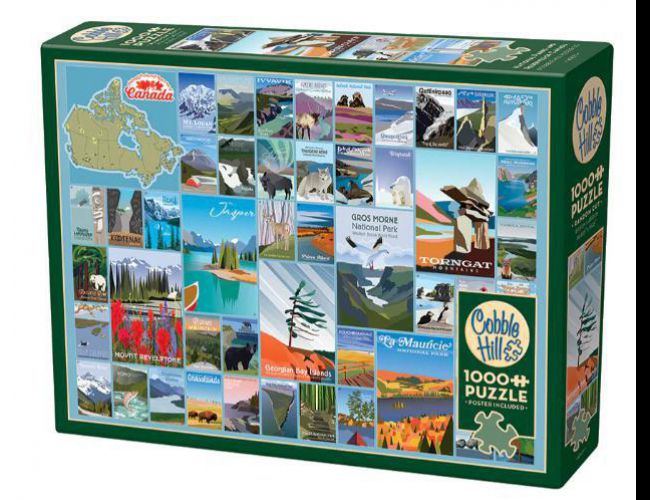 COBBLE HILL 1000 PCS NATIONAL PARKS AND RESERVES OF CANADA