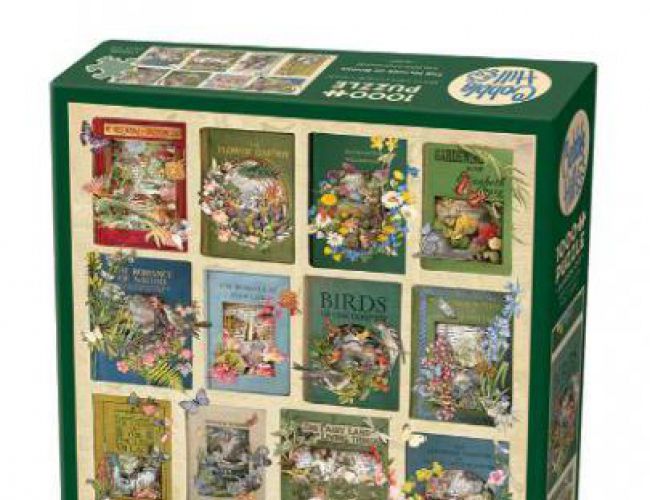 COBBLE HILL 1000 PCS THE NATURE OF BOOKS - CLEARANCE (REG $20.99)