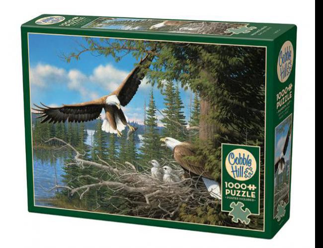 COBBLE HILL 1000 PCS NESTING EAGLES