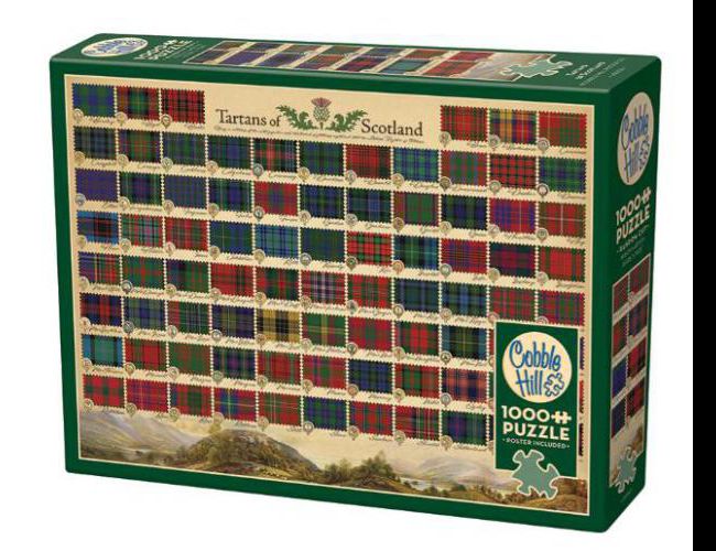 COBBLE HILL 1000 PCS TARTANS OF SCOTLAND