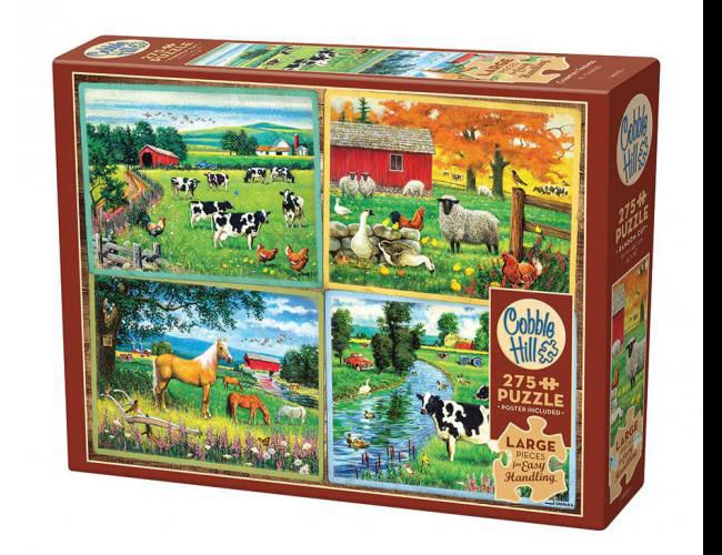 COBBLE HILL 275 PCS COUNTRY FRIENDS