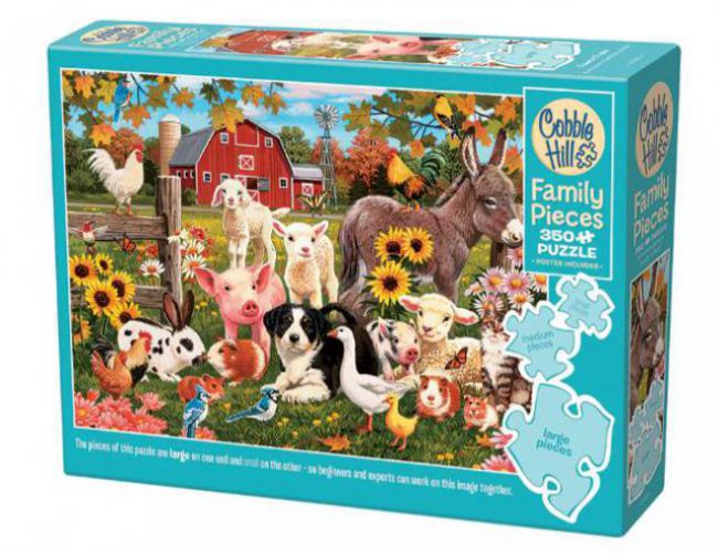 COBBLE HILL 350 PCS FAMILY PUZZLE FAMILY FARM