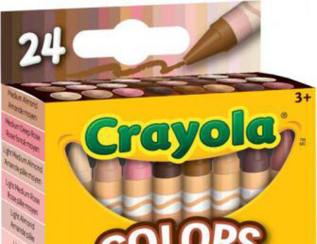 CRAYOLA COLORS OF THE WORLD 24 CT CRAYONS