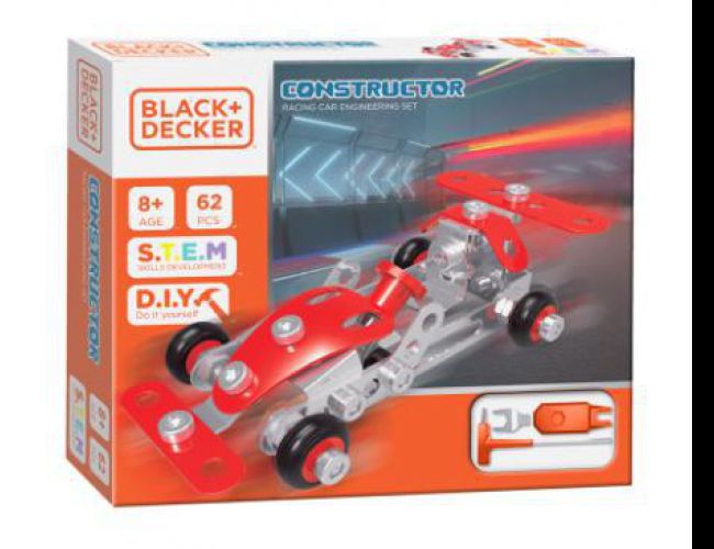 BLACK + DECKER CONSTRUCTOR - RACING CAR ENGINEERING SET
