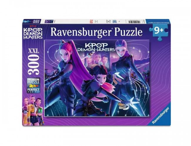 RAVENSBURGER PUZZLE XXL 300 PCS - K-POP DEMON HUNTERS RUMI, MIRA & ZOEY