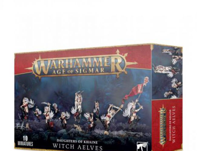 WARHAMMER AOS - DAUGHTERS OF KHAINE WITCH AELVES (MSRP $75)