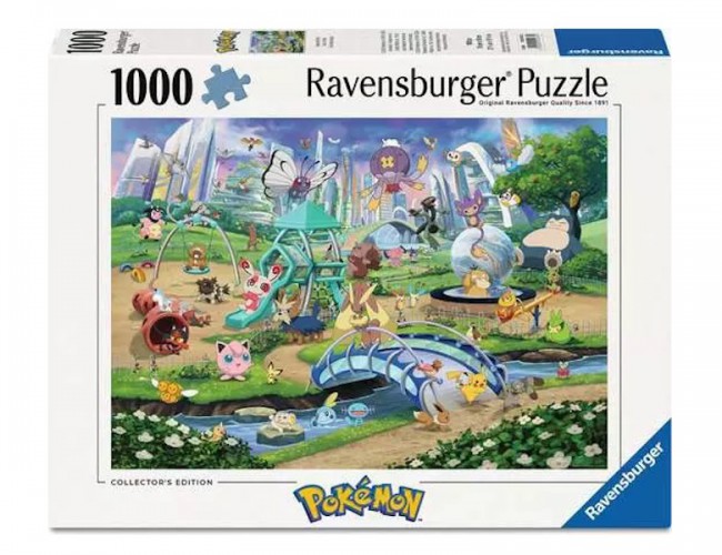 RAVENSBURGER PUZZLE 1000 PCS - POKEMON EEVEE AND PARK