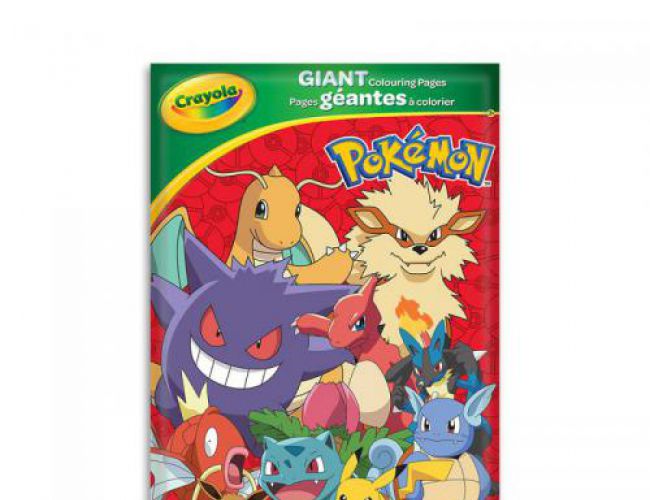 CRAYOLA GIANT COLOURING PAGES - POKEMON