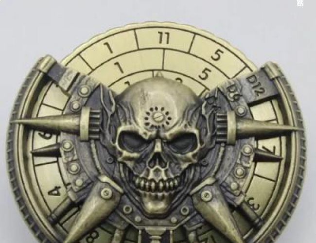 METAL DICE SPINNER - GOLDEN LICH (IN A BOX)