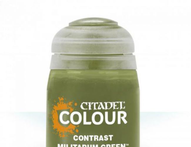 CITADEL CONTRAST (18ML) - MILITARUM GREEN (MSRP $9.40)