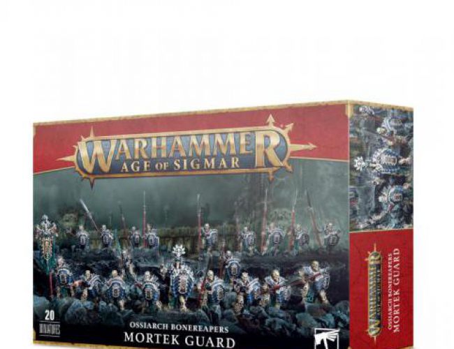 WARHAMMER AOS - OSSIARCH BONEREAPERS MORTEK GUARD (MSRP $75)