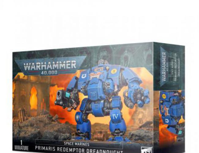 SPACE MARINES PRIMARIS REDEMPTOR DREADNOUGHT (MSRP $94.50)